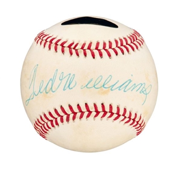 Ted Williams Single-Signed Official American League Baseball